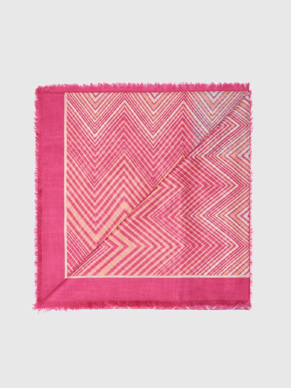 Missoni Scialle in modal e seta chevron Online