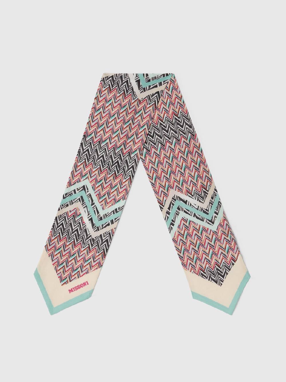 Missoni Foulard in seta zig zag In Vendita