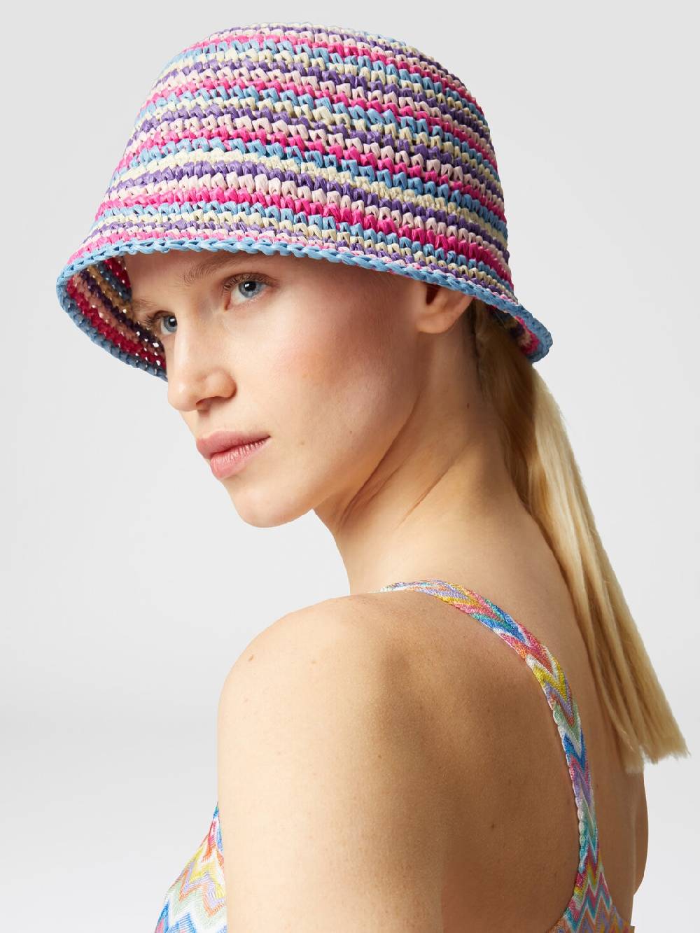 Missoni Cloche in maglia di viscosa con lavorazione a uncinetto Saldi