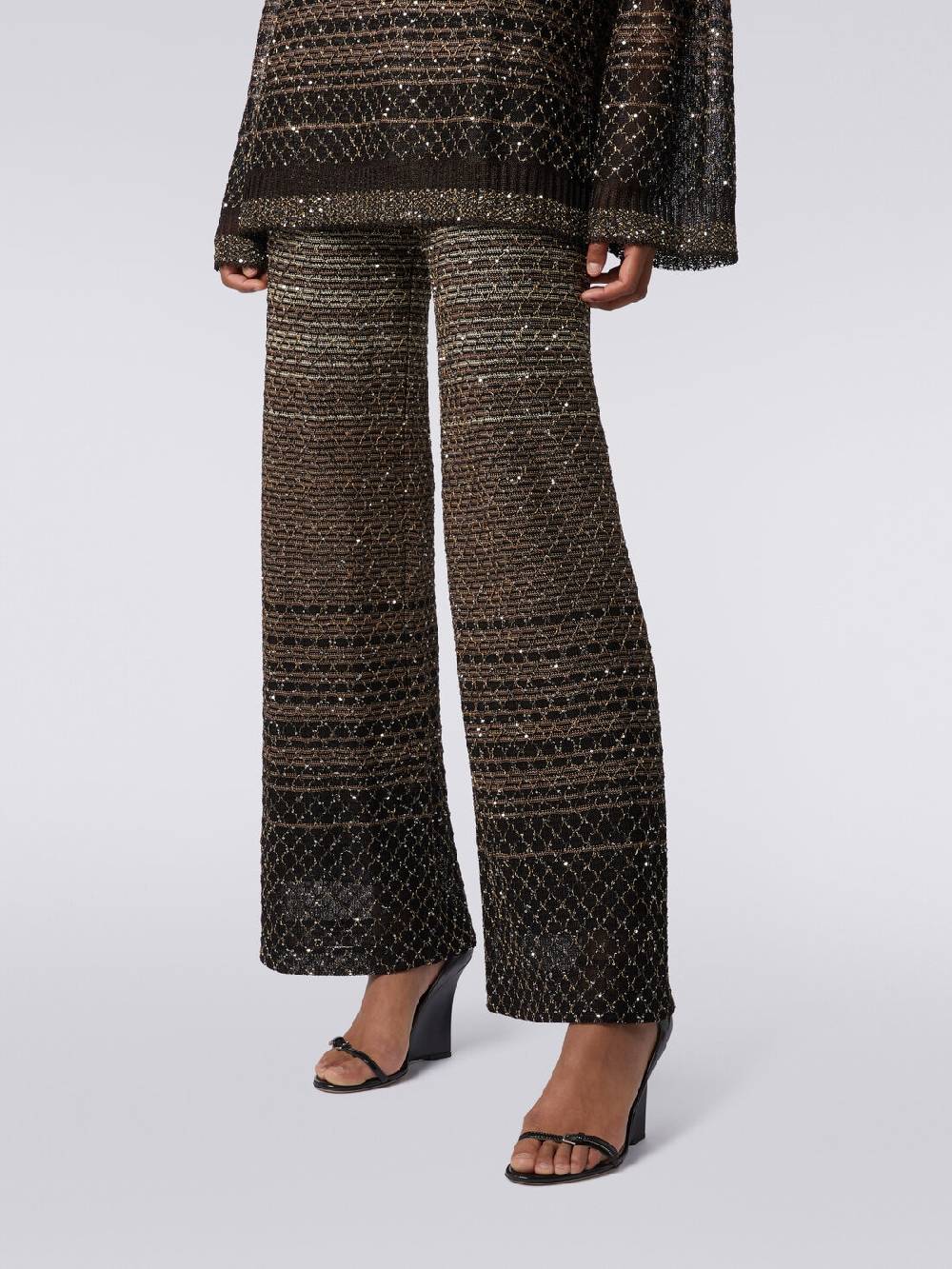 Missoni Pantaloni in maglia dégradé con paillettes I Più Venduti