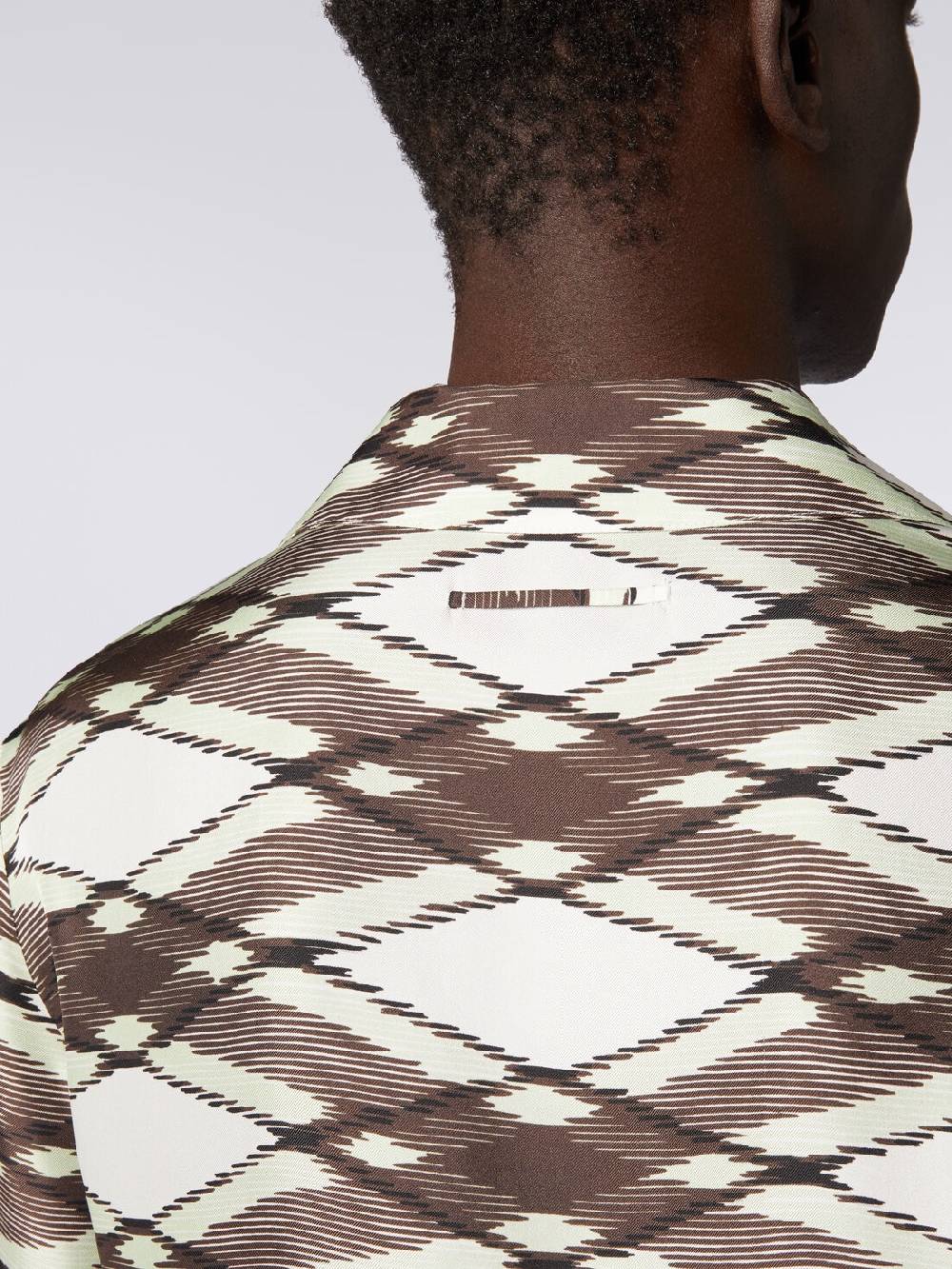 Missoni Camicia a maniche corte modello bowling in seta stampata Sconto di tempo limitato