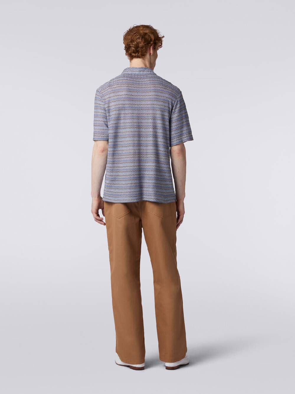 Missoni Camicia a maniche corte modello bowling zig zag Negozio online di fabbrica