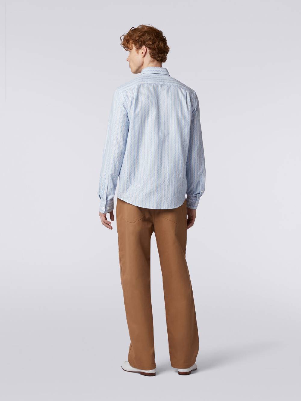 Missoni Camicia a maniche lunghe in popeline di cotone Comprare a buon mercato