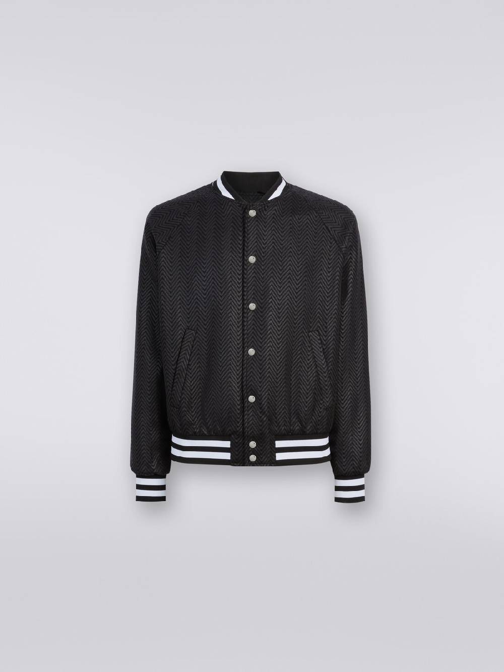 Missoni Bomber in cotone e viscosa zig zag Offerta esclusiva