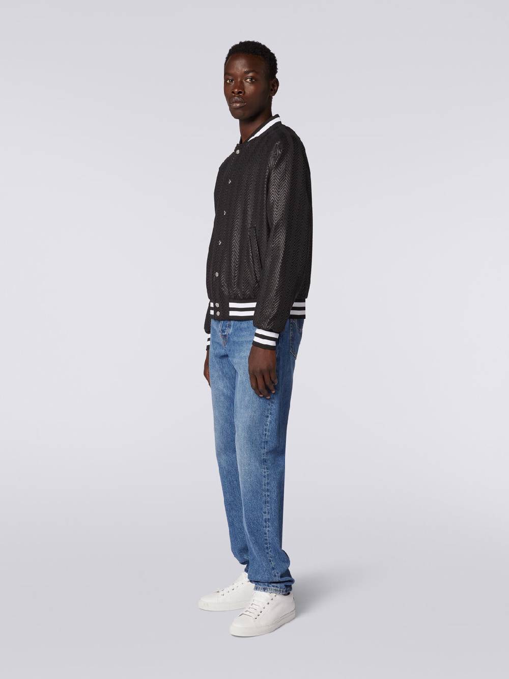 Missoni Bomber in cotone e viscosa zig zag Offerta esclusiva