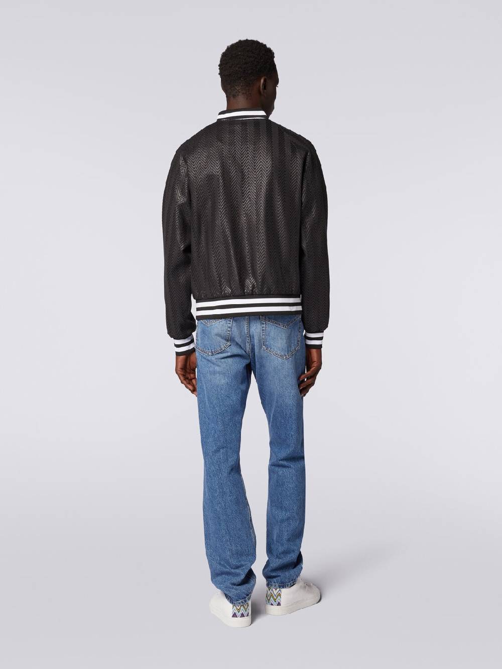 Missoni Bomber in cotone e viscosa zig zag Offerta esclusiva