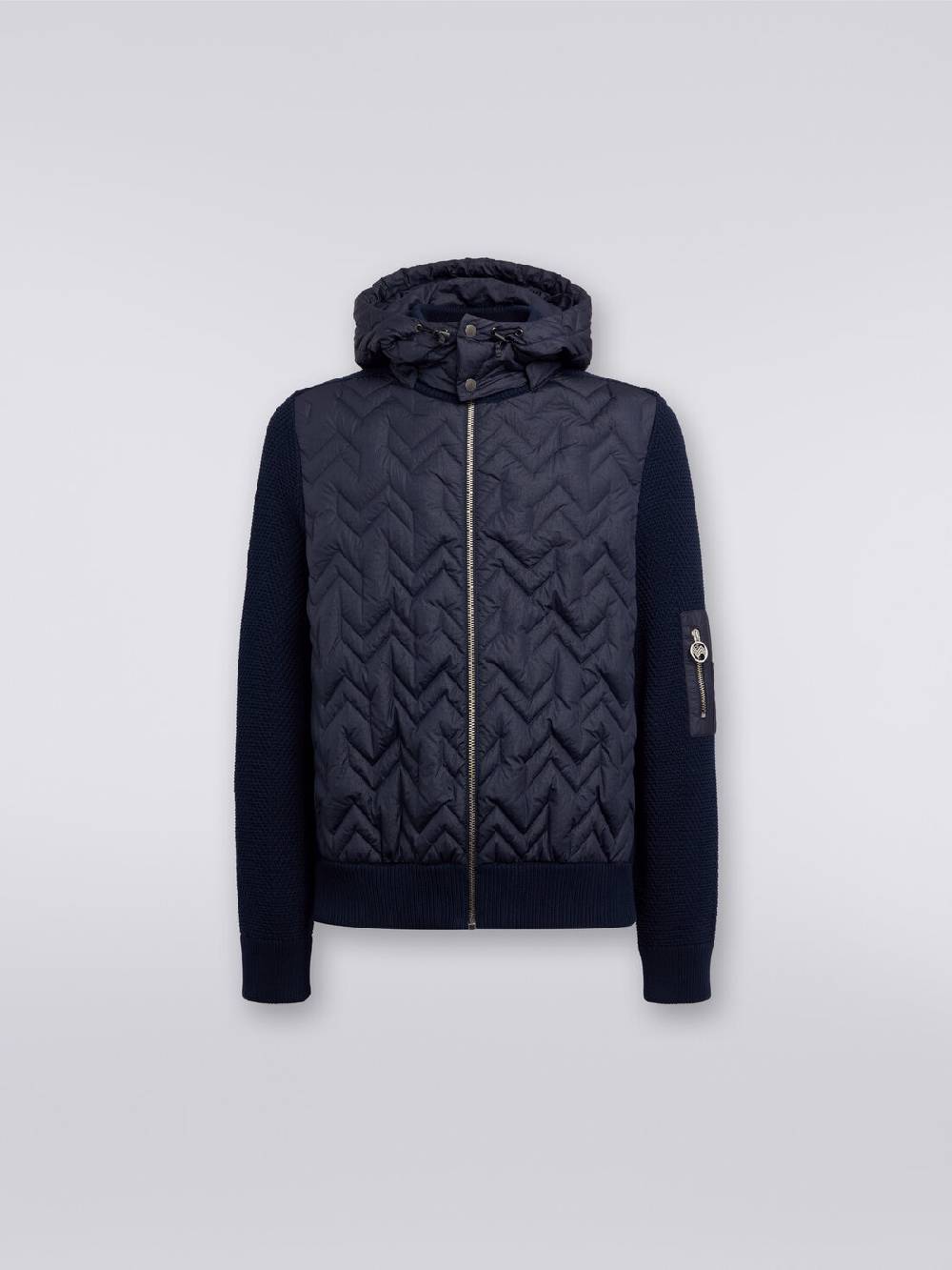 Missoni Piumino in cotone e nylon con cappuccio Vendite stagionali