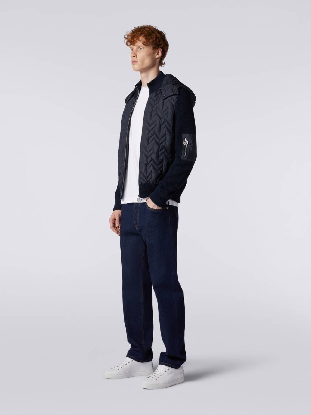 Missoni Piumino in cotone e nylon con cappuccio Vendite stagionali