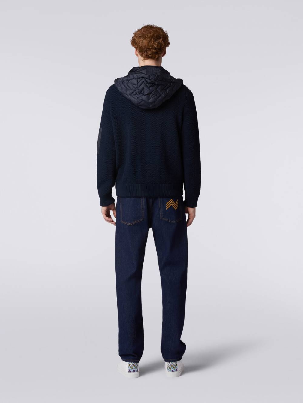Missoni Piumino in cotone e nylon con cappuccio Vendite stagionali