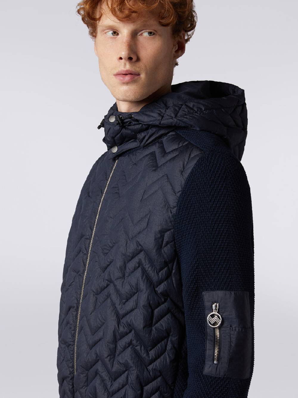 Missoni Piumino in cotone e nylon con cappuccio Vendite stagionali