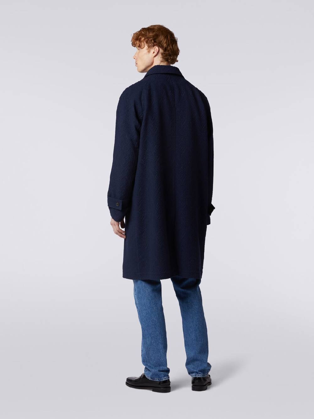 Missoni Cappotto misto lana jacquard con motivo zig zag Black Friday