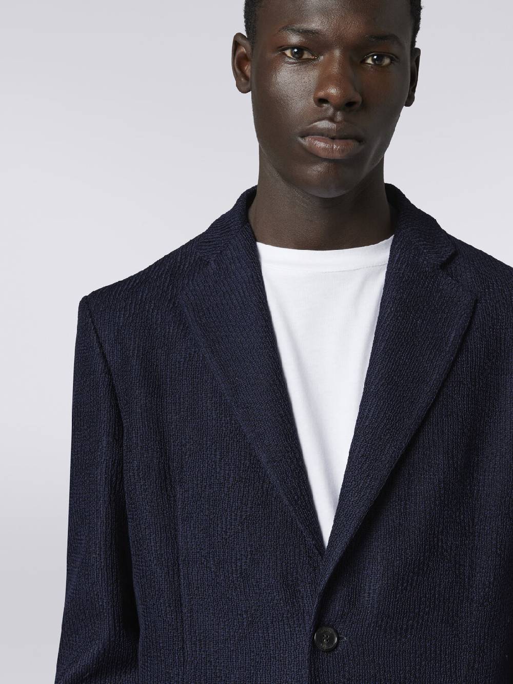 Missoni Blazer monopetto in cotone chevron Offerte esclusive