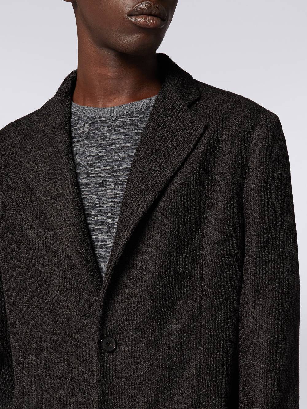 Missoni Blazer monopetto in cotone chevron Lightning offer