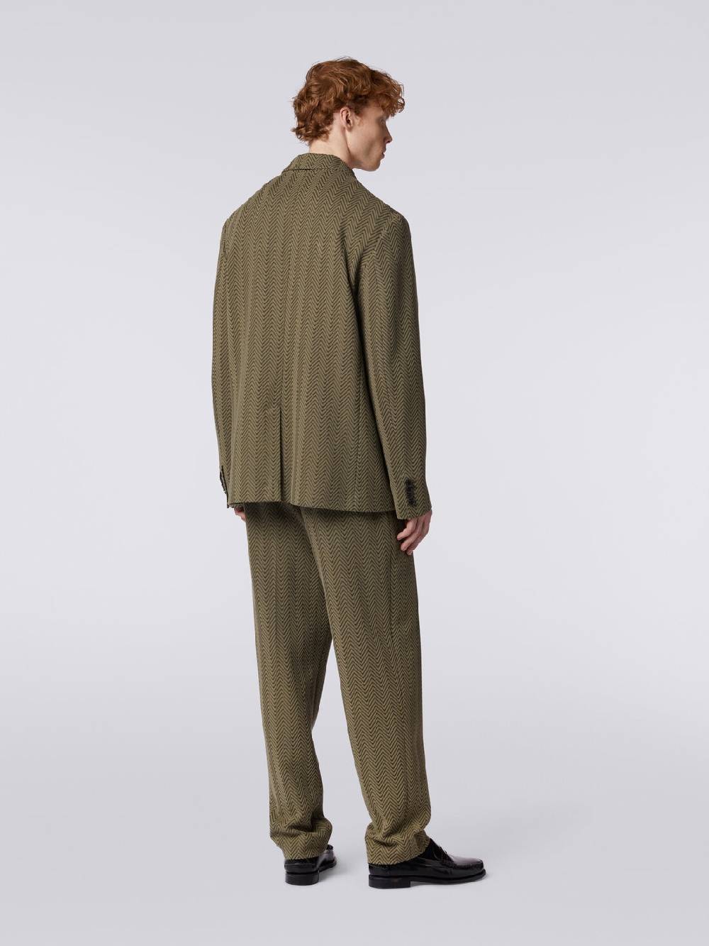 Missoni Blazer in cotone e viscosa chevron Grandi sconti