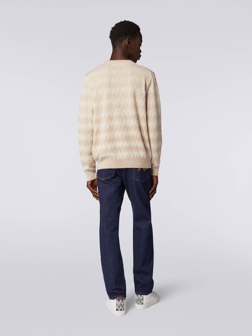 Missoni Pullover girocollo in cachemire con zig zag Comprane uno, ottenene uno gratis