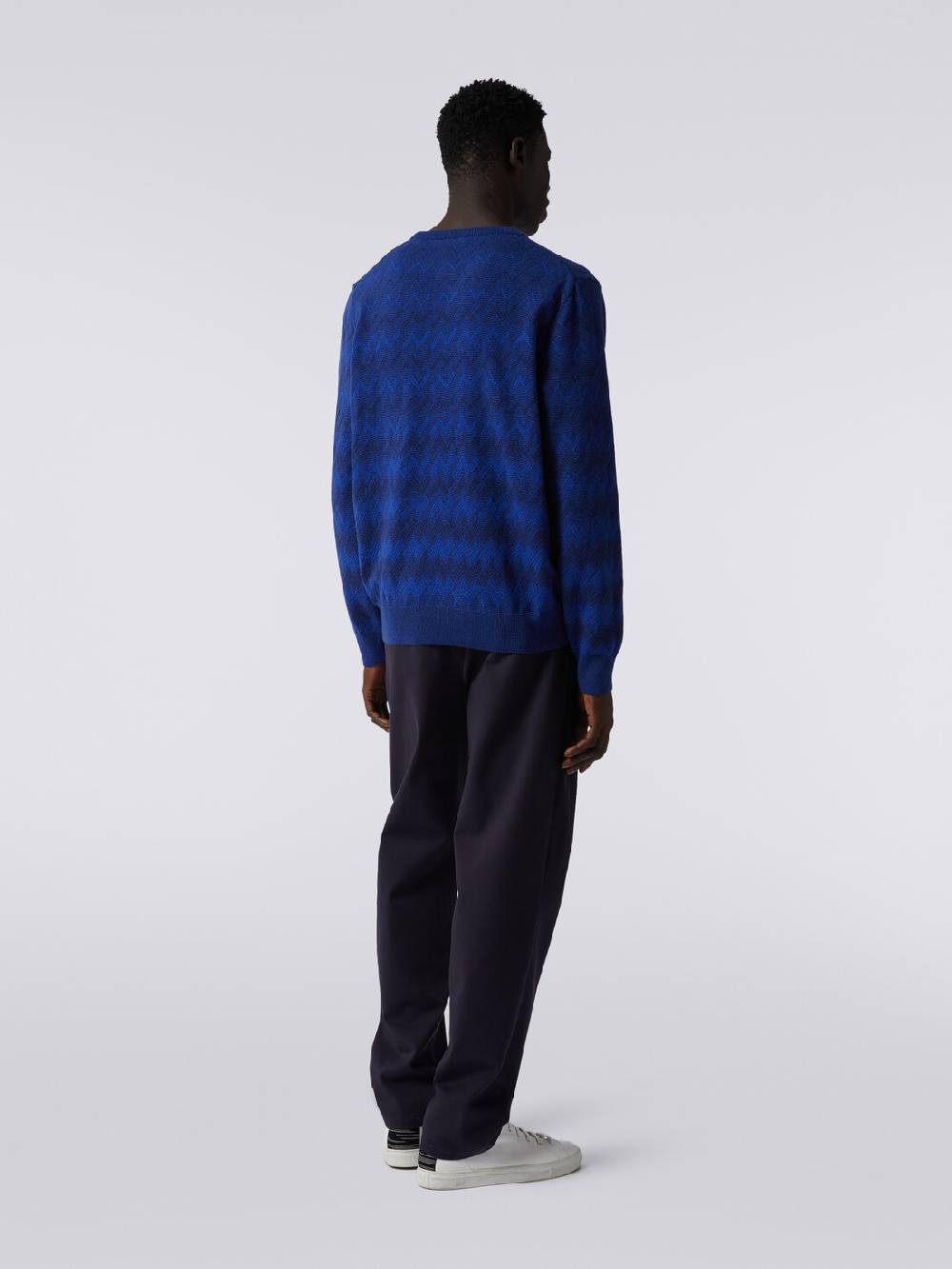 Missoni Pullover girocollo in cachemire con zig zag Offerte speciali
