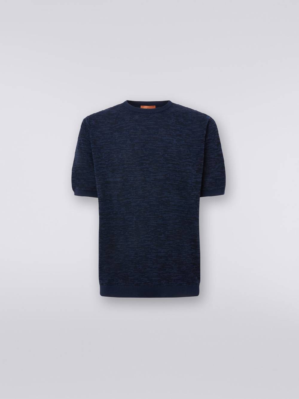 Missoni Maglia girocollo in cotone e lana fiammata Enormi risparmi