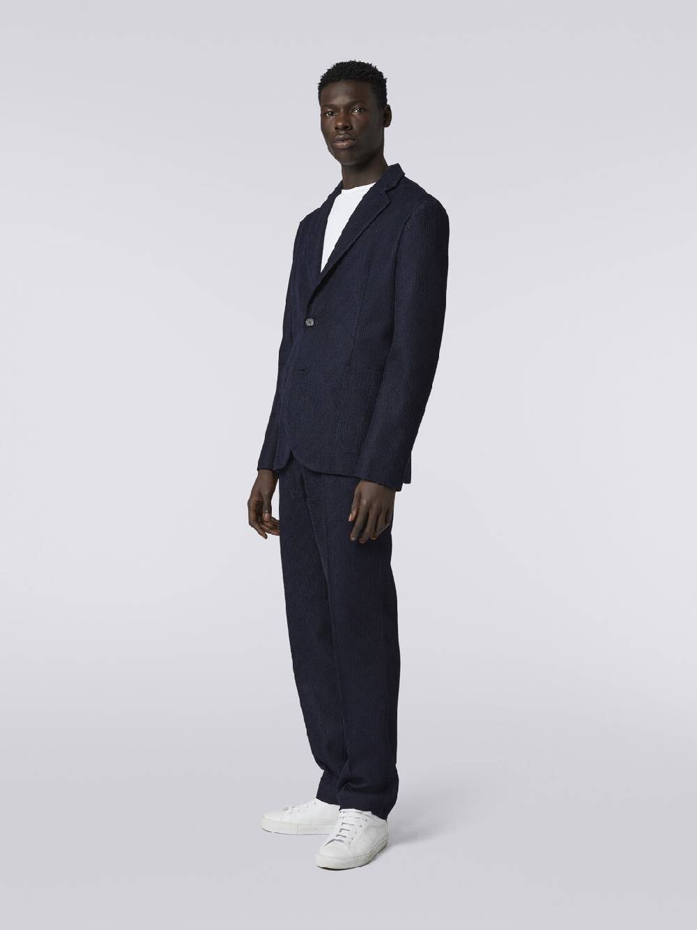 Missoni Pantaloni chino in cotone chevron Promozione temporanea