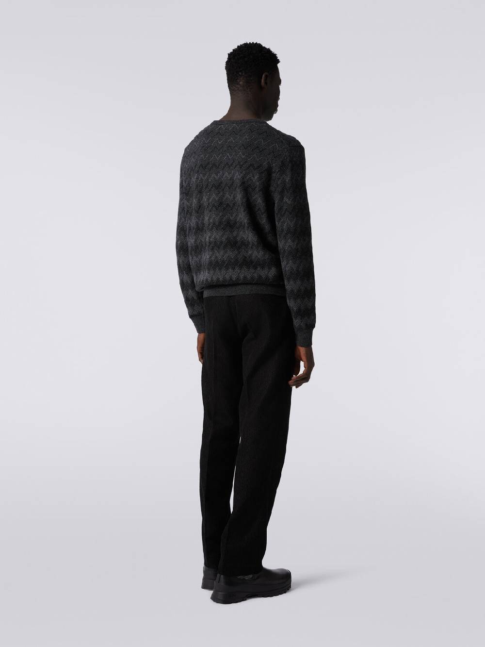Missoni Pantaloni chino in cotone chevron Fino al 50% di sconto