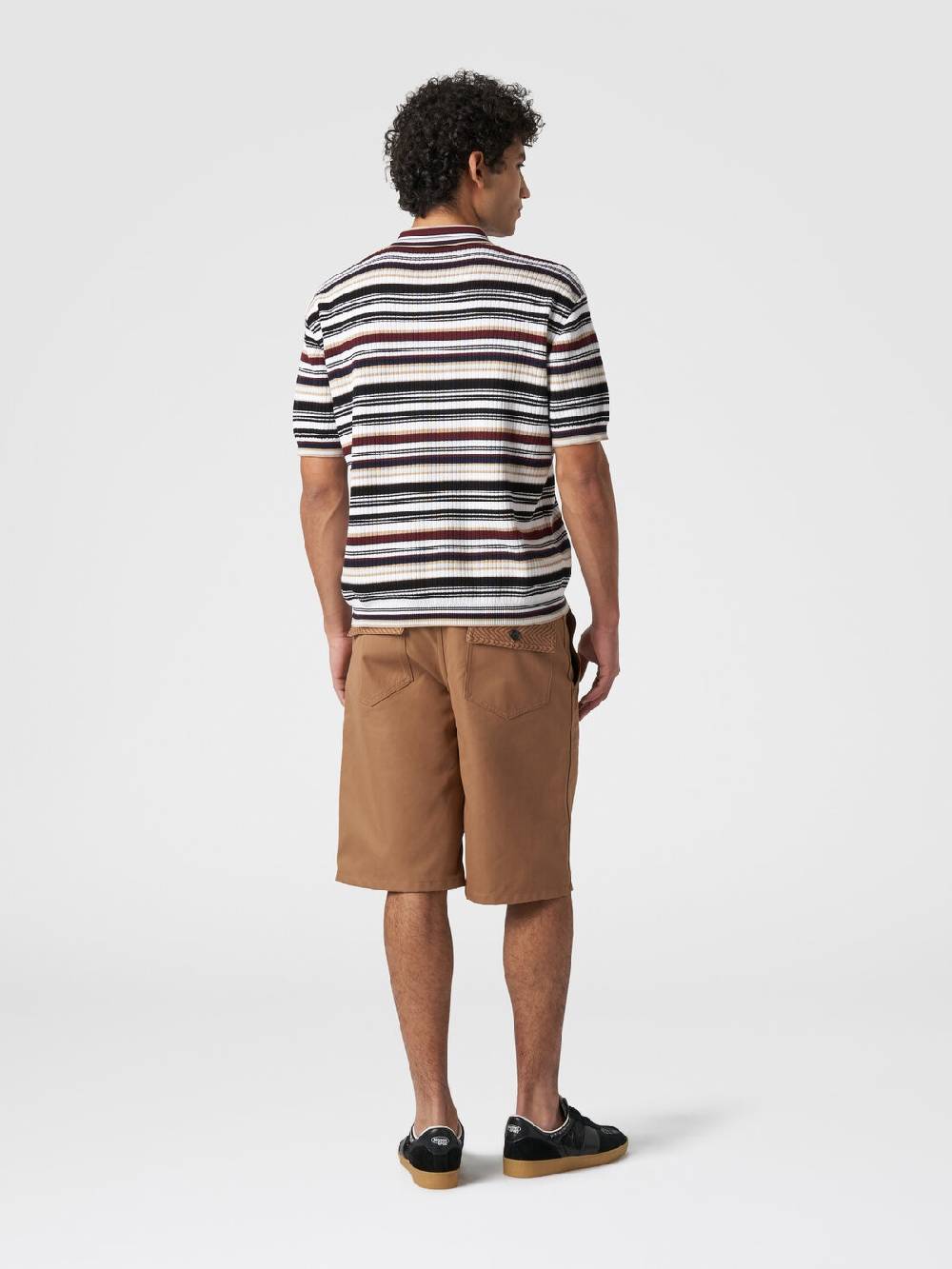Missoni Polo in cotone a righe Sostegno trimestrale