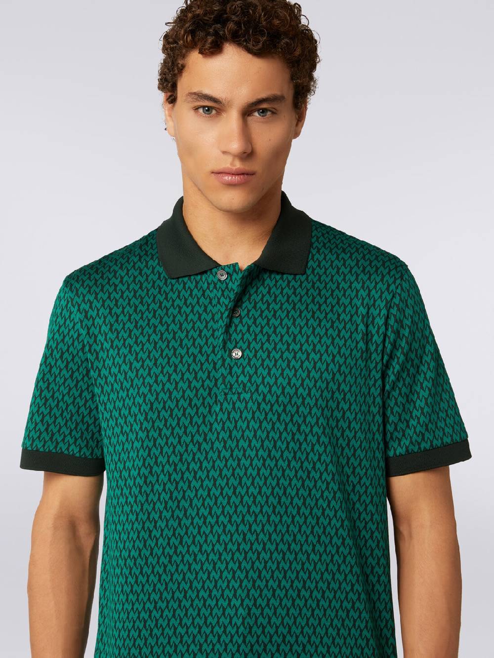 Missoni Polo a maniche corte in cotone Fino al 55% di sconto