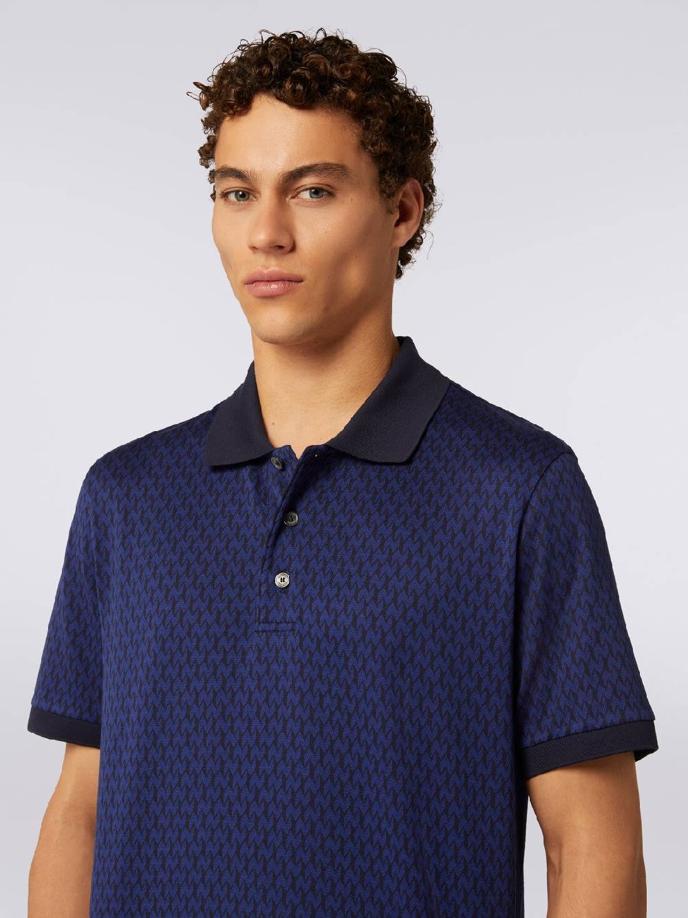 Missoni Polo a maniche corte in cotone Discount Store per i nuovi prodotti
