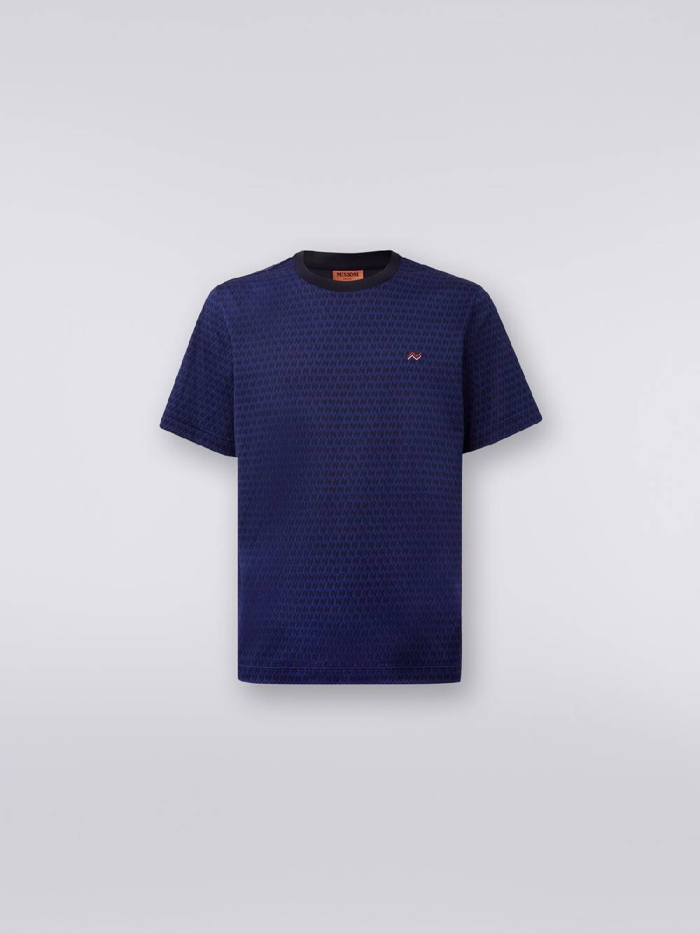 Missoni T-shirt girocollo in cotone con ricami Officina