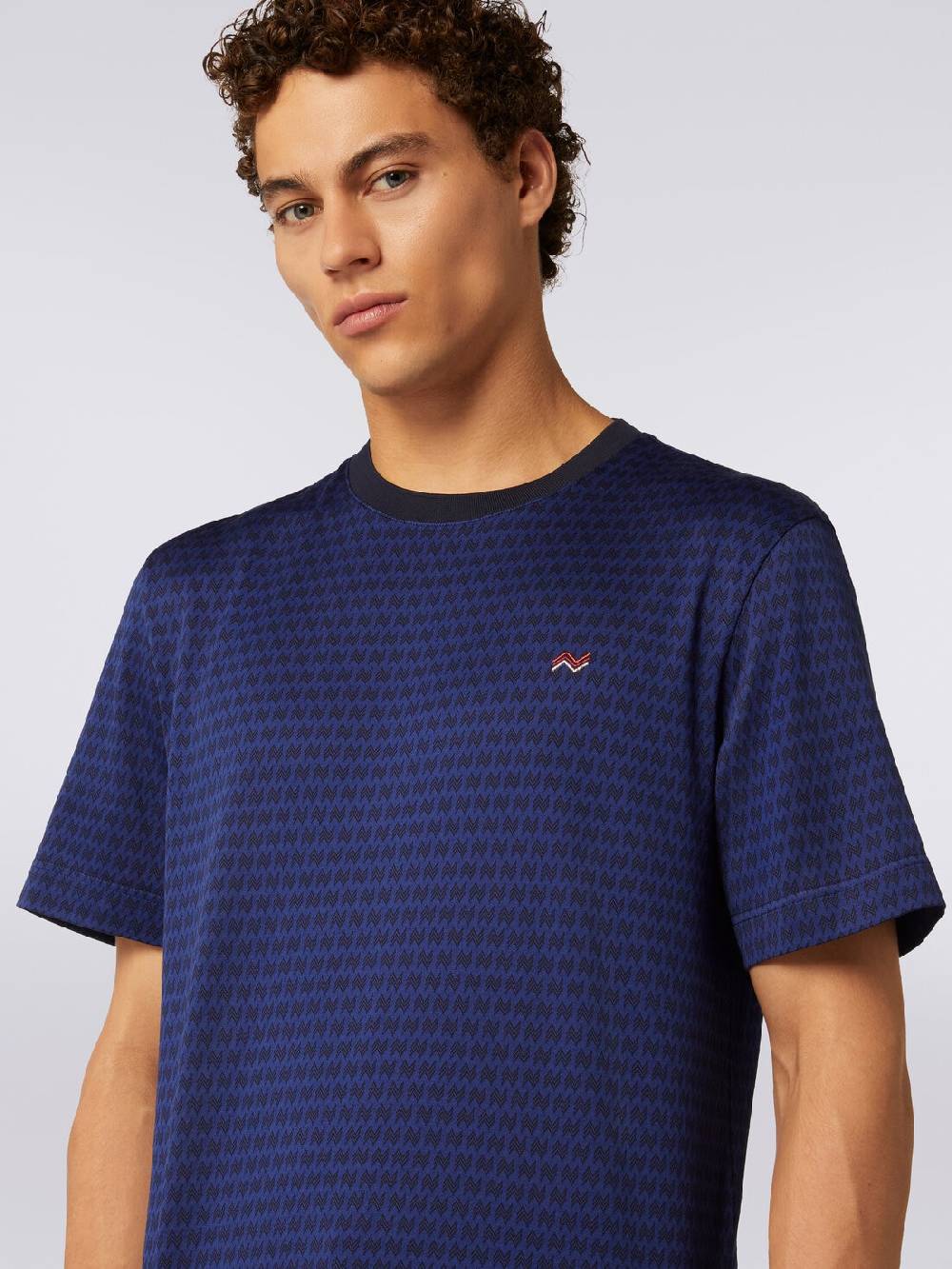 Missoni T-shirt girocollo in cotone con ricami Officina