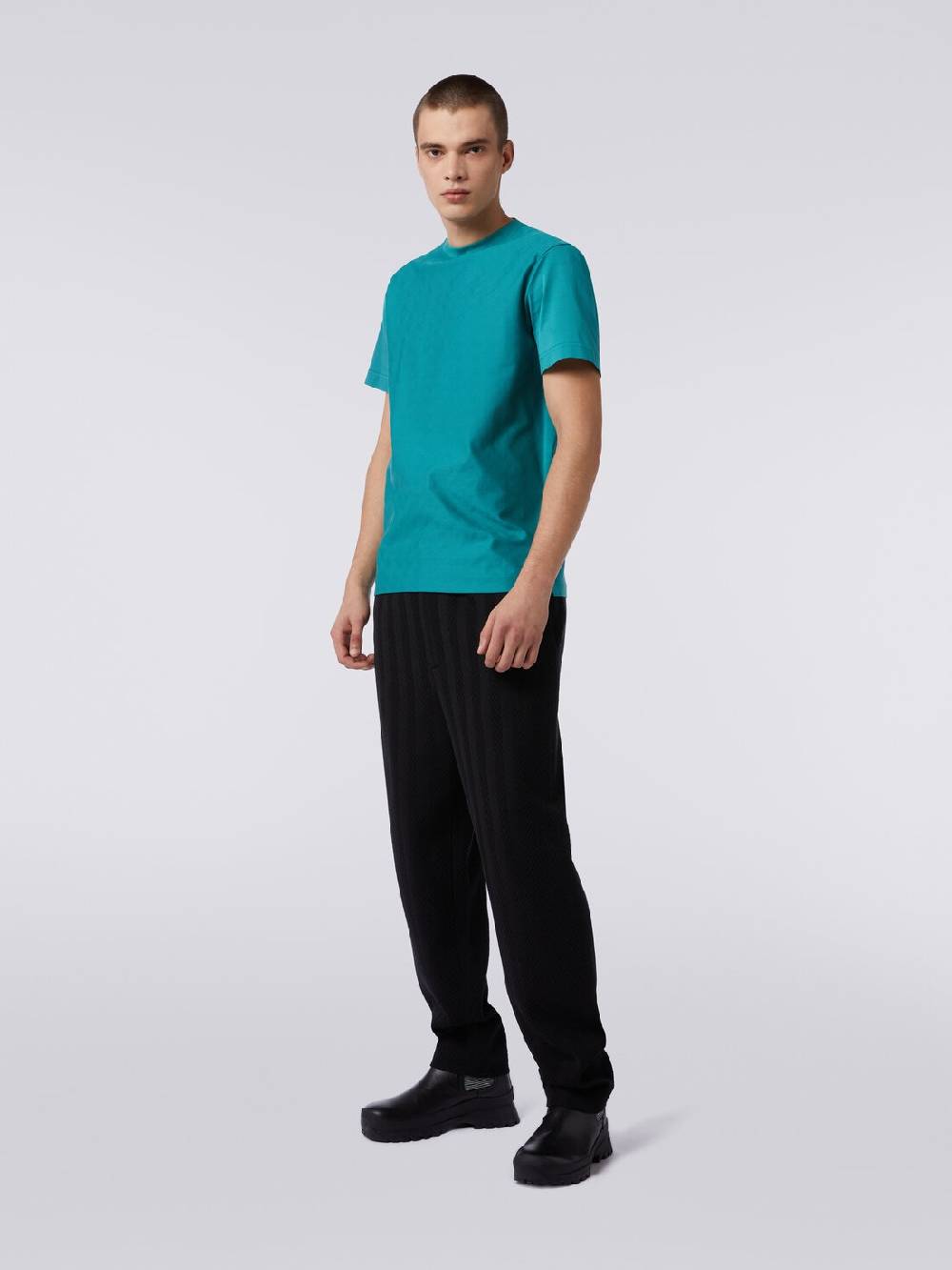 Missoni T-shirt a maniche corte in cotone zig zag 50% di sconto per tempo limitato