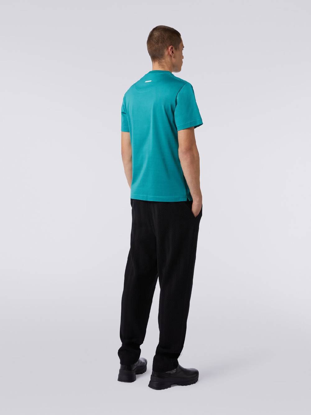 Missoni T-shirt a maniche corte in cotone zig zag 50% di sconto per tempo limitato