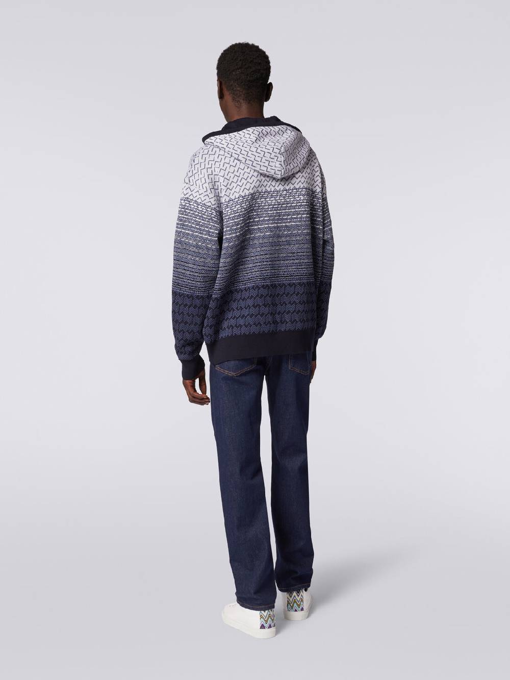 Missoni Felpa in lana e cotone con cappuccio 2025