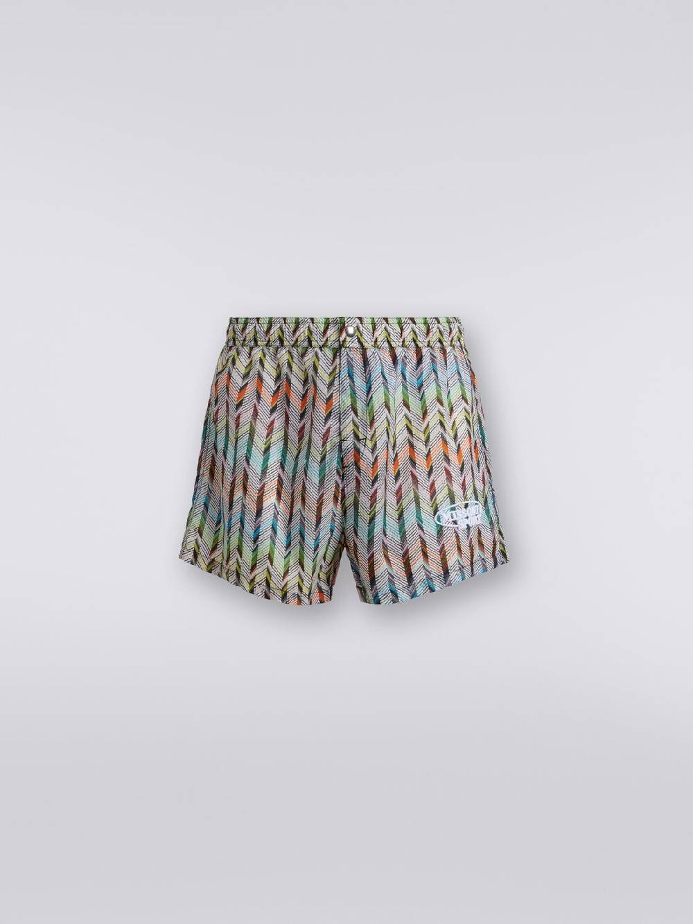 Missoni Boxer mare in nylon stampato con logo Qualità