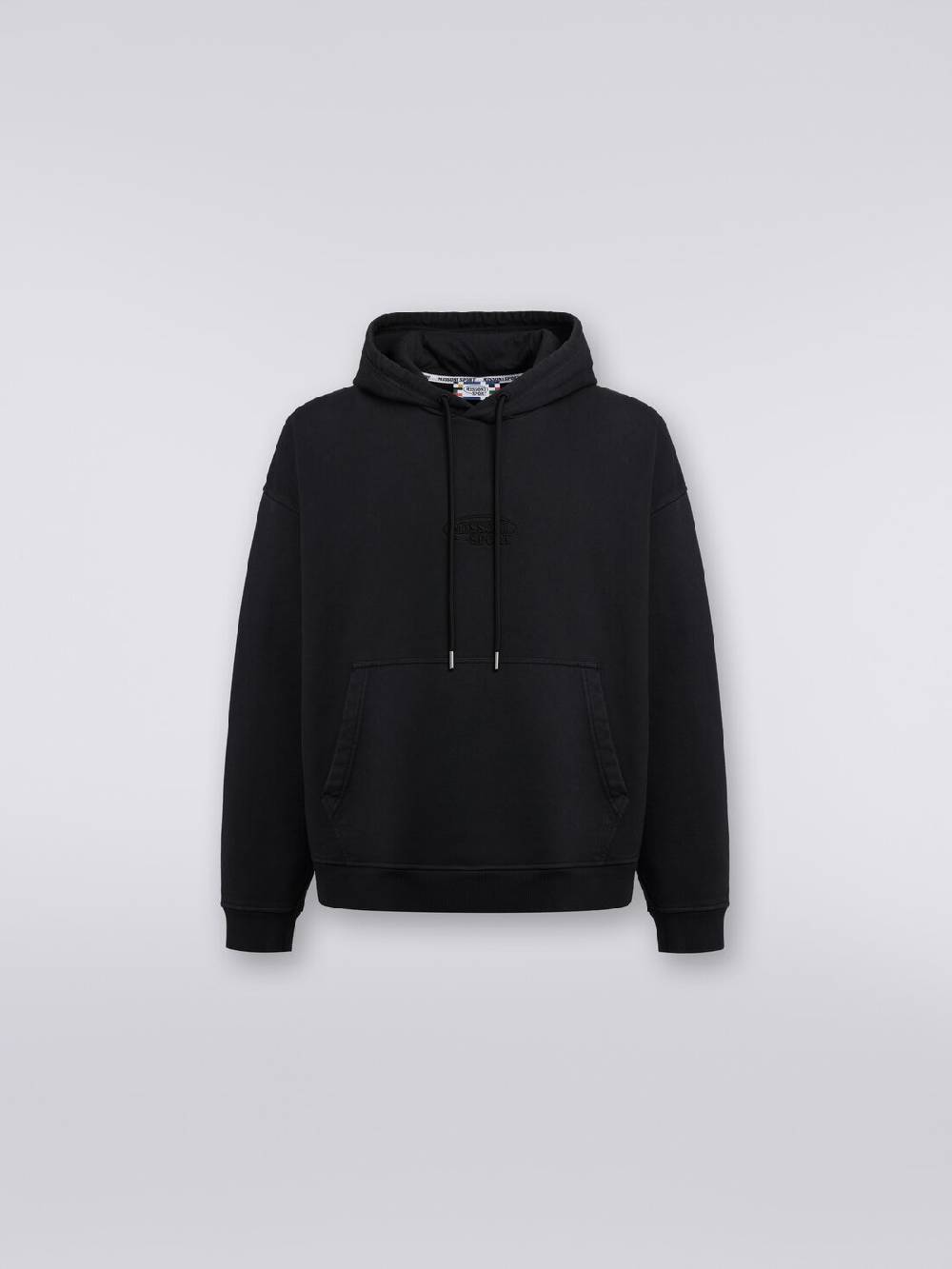 Missoni Felpa in cotone con cappuccio e logo Vendita