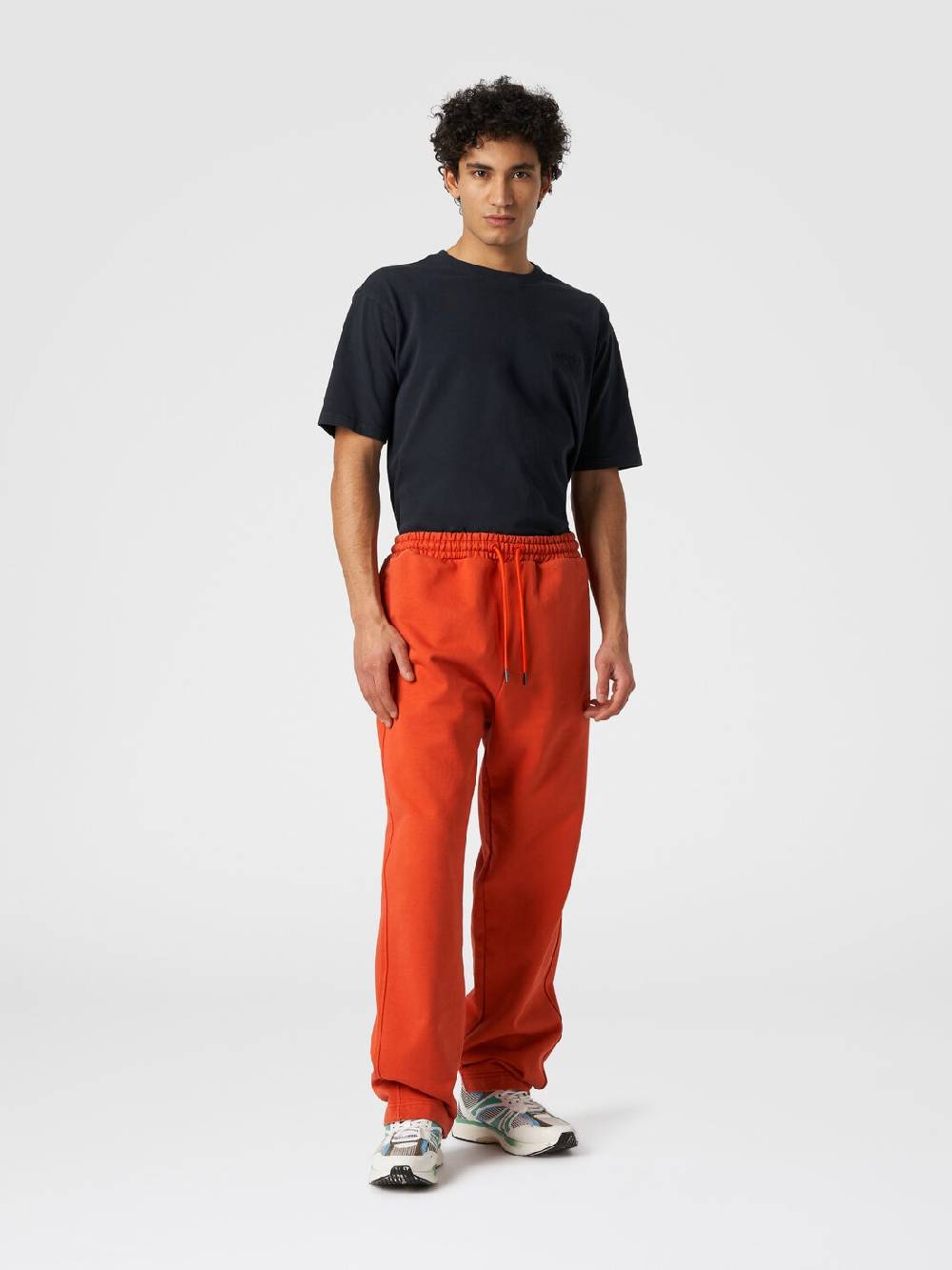 Missoni Pantaloni in felpa di cotone con logo Acquista Ora