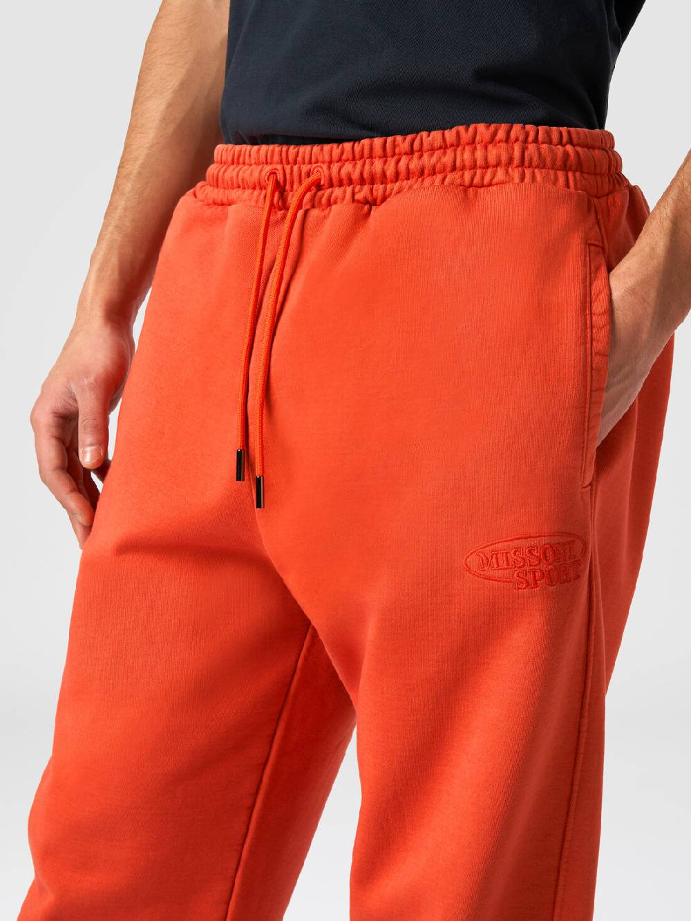 Missoni Pantaloni in felpa di cotone con logo Acquista Ora
