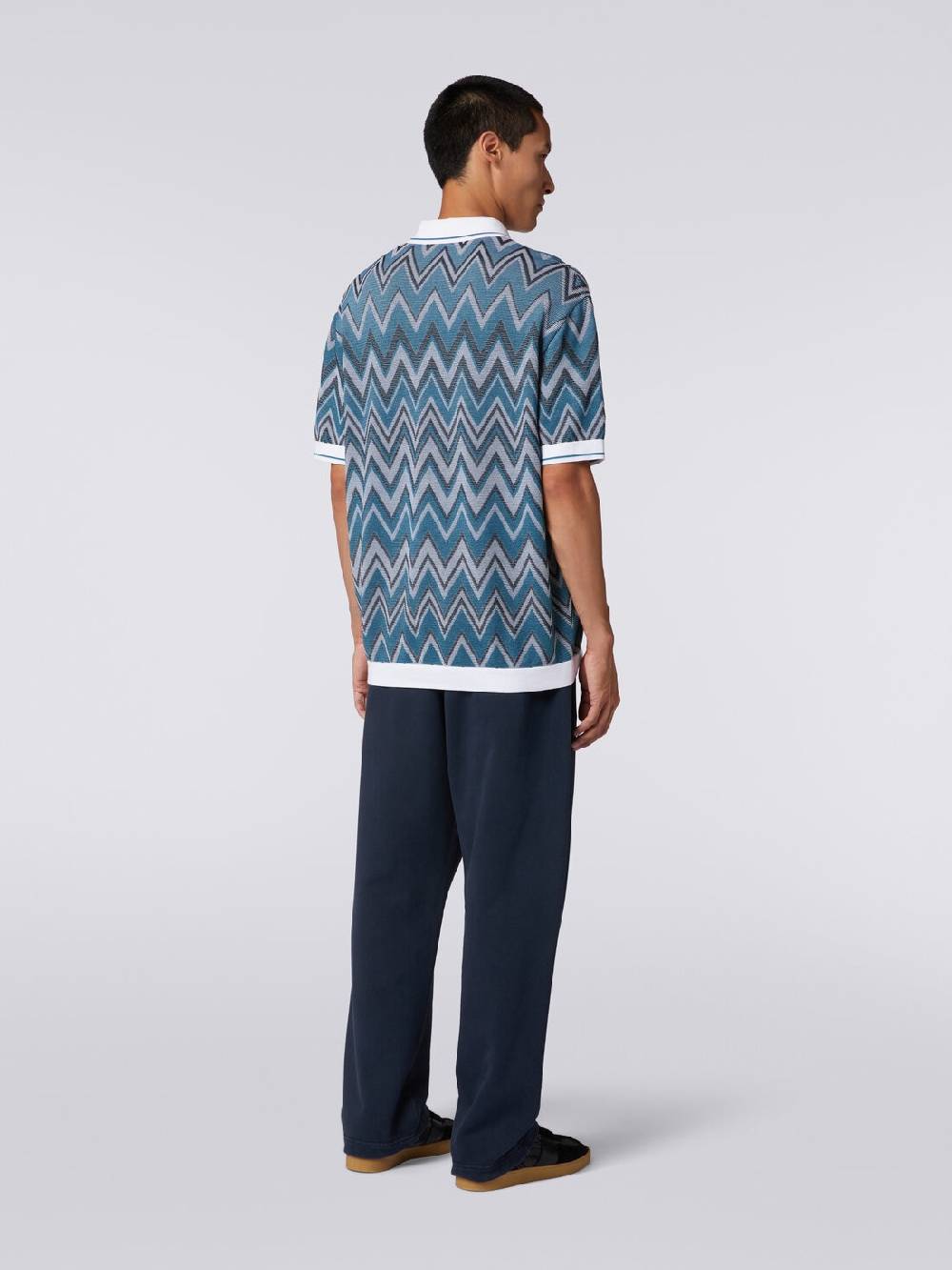 Missoni Pantaloni in felpa di cotone con logo Consegna Veloce