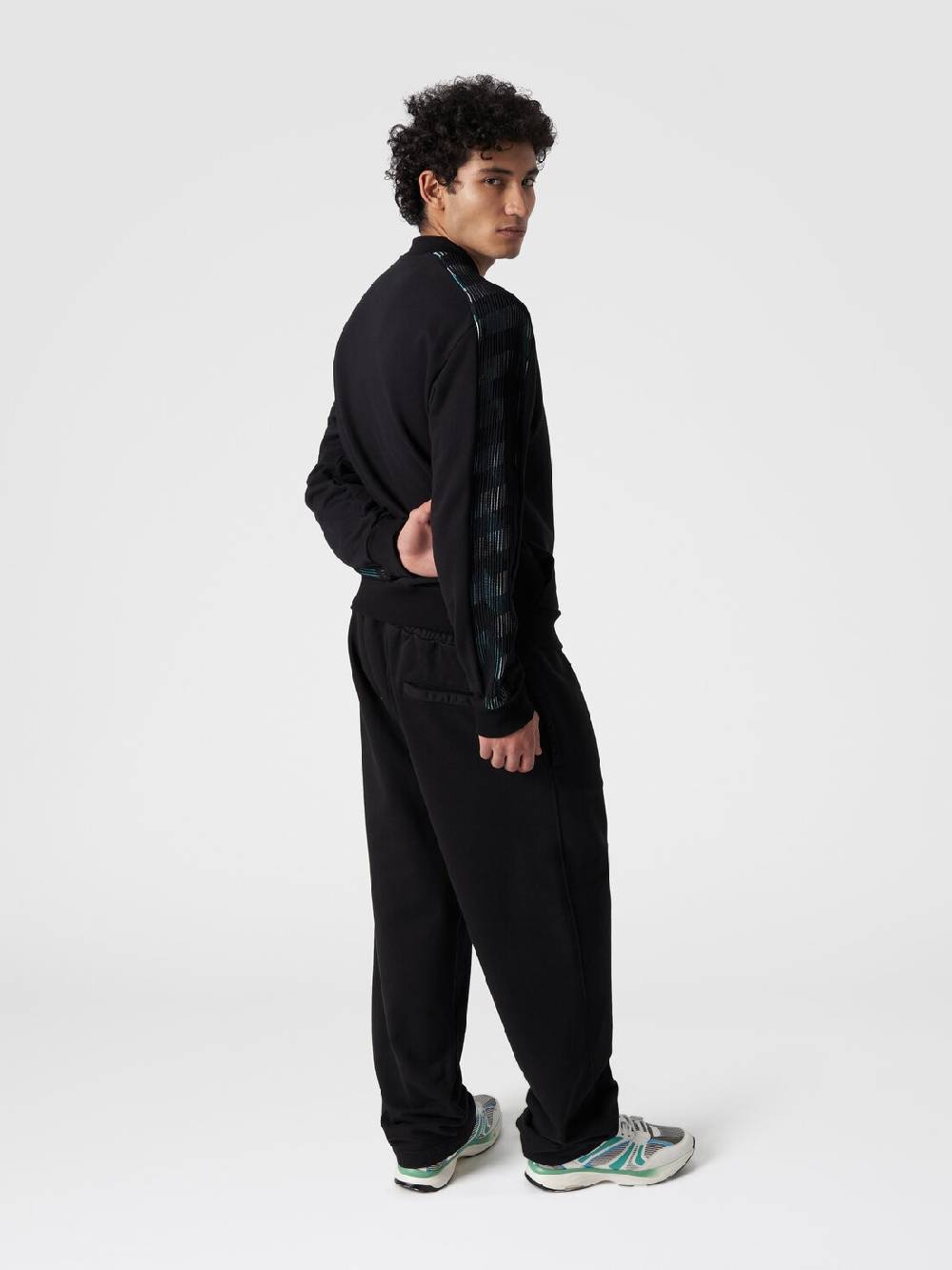 Missoni Pantaloni in felpa di cotone con logo Promozione Limitata
