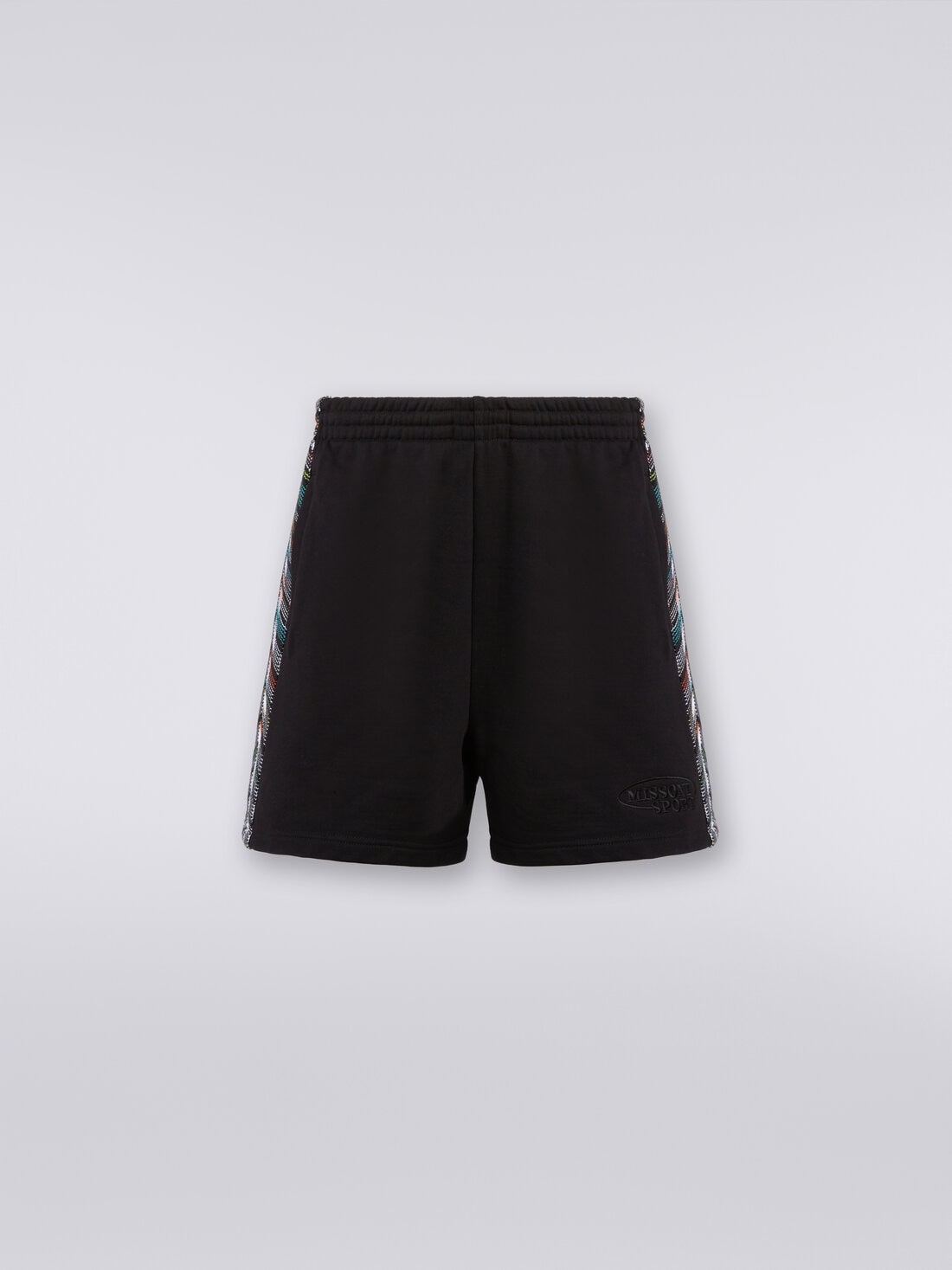 Missoni Shorts in felpa con logo e bande laterali in maglia Shopping Online