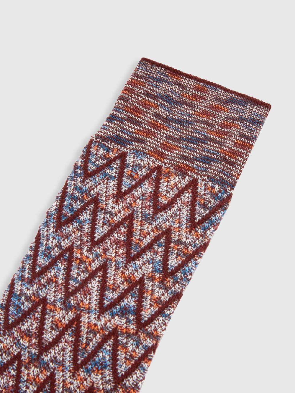 Missoni Calzini corti in misto cotone zig zag Presa