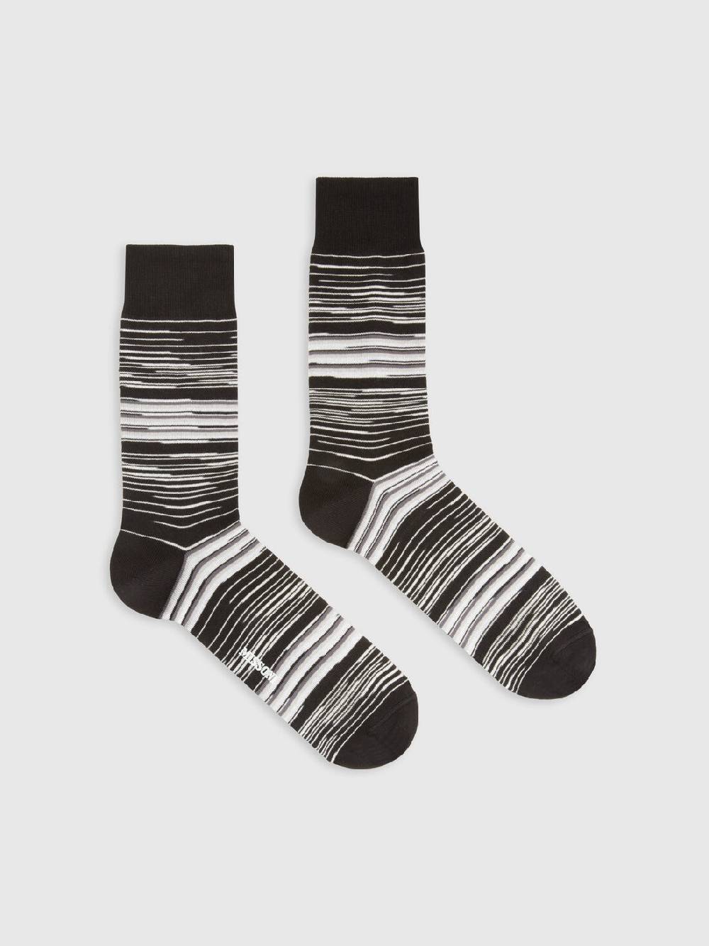 Missoni Calzini corti in misto cotone fiammati Sconto