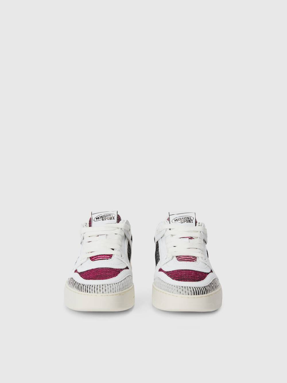 Missoni Sneakers con suola di gomma e tomaia in tessuto con inserti Moda