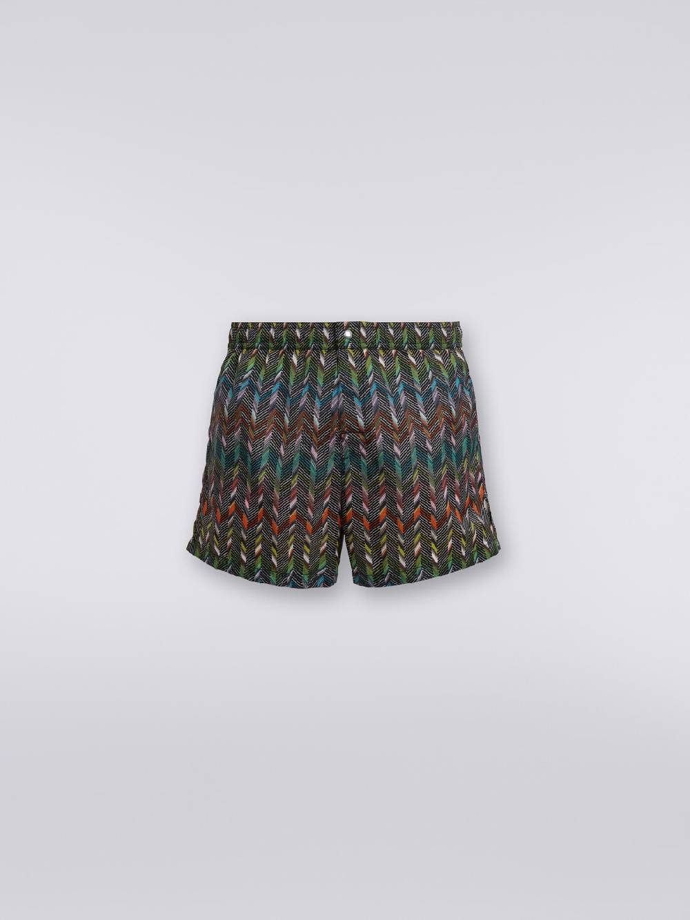 Missoni Boxer mare in nylon stampato con logo Shopping online
