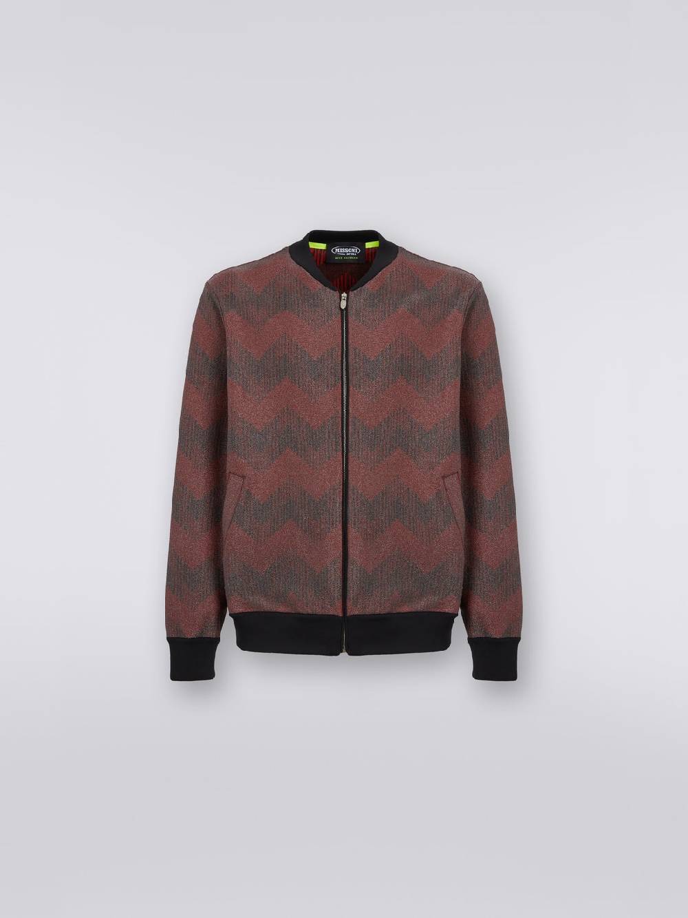 Missoni Bomber in misto cotone zig zag in collaborazione con Mike Maignan Offerta Giorno del Papà