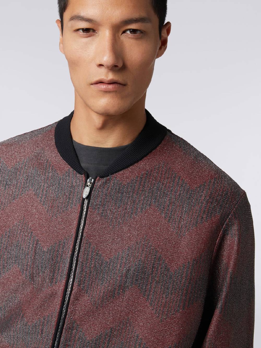 Missoni Bomber in misto cotone zig zag in collaborazione con Mike Maignan Offerta Giorno del Papà