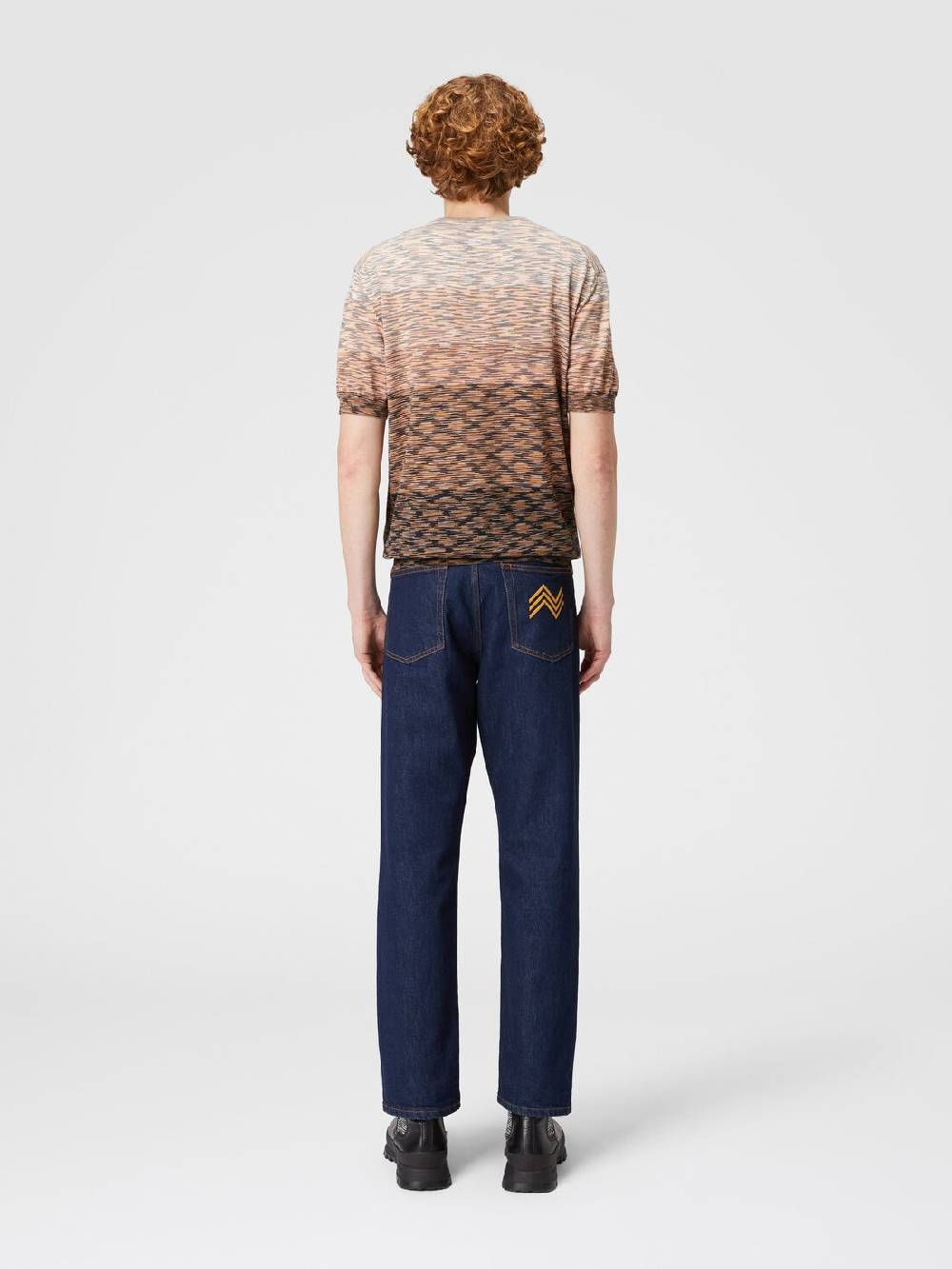 Missoni T-shirt in maglia fiammata di cotone Online Outlet