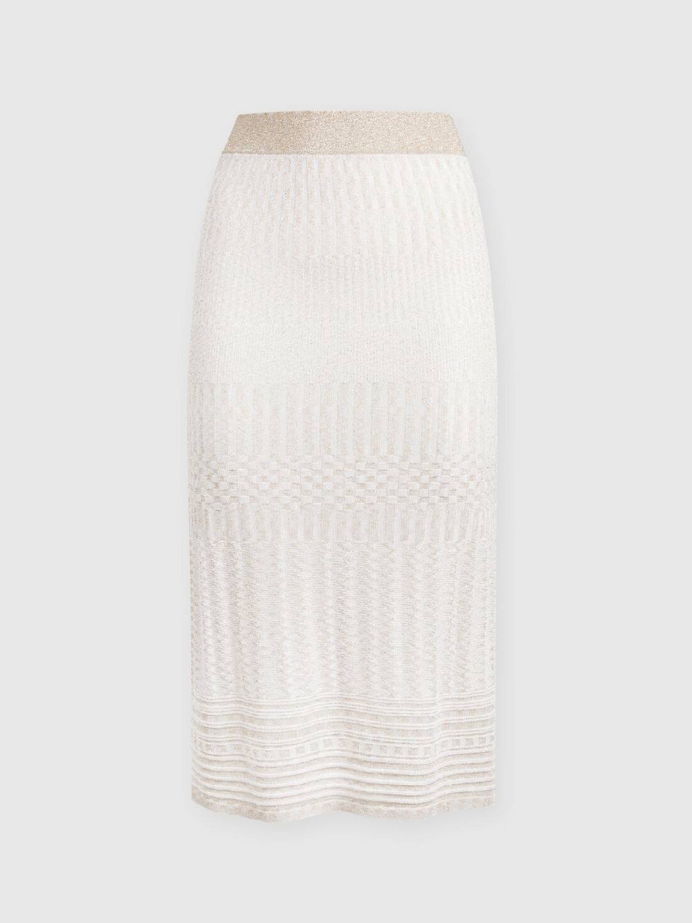 Missoni Gonna midi in viscosa lamé multilavorazione Offerta temporanea