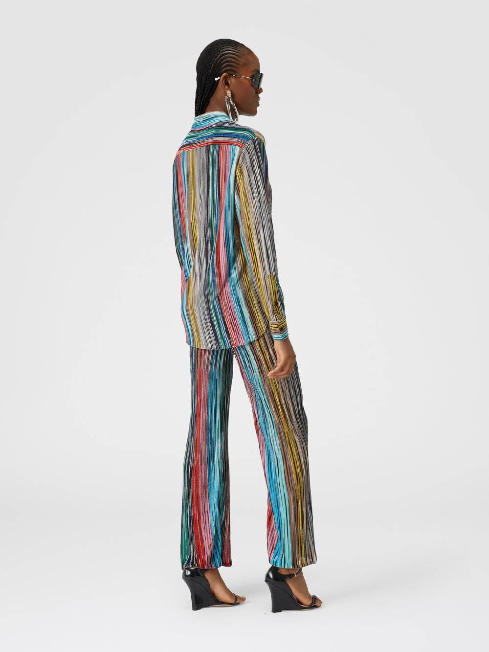 Missoni Camicia in maglia a costine fiammata lamé Lightning offer