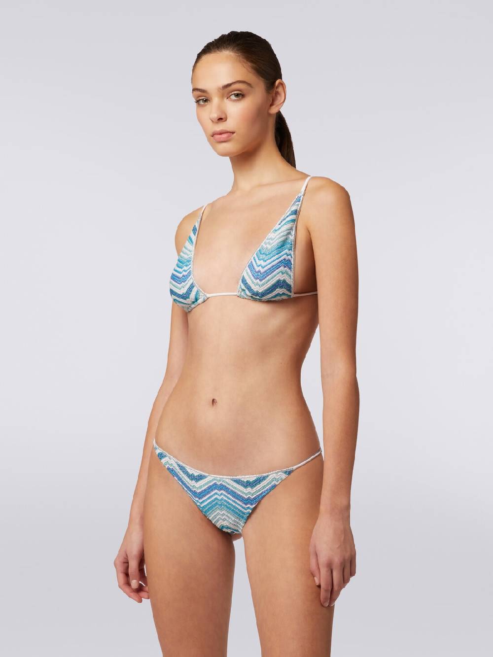 Missoni Bikini in misto viscosa chevron con lurex Comprane uno, ottenene uno gratis