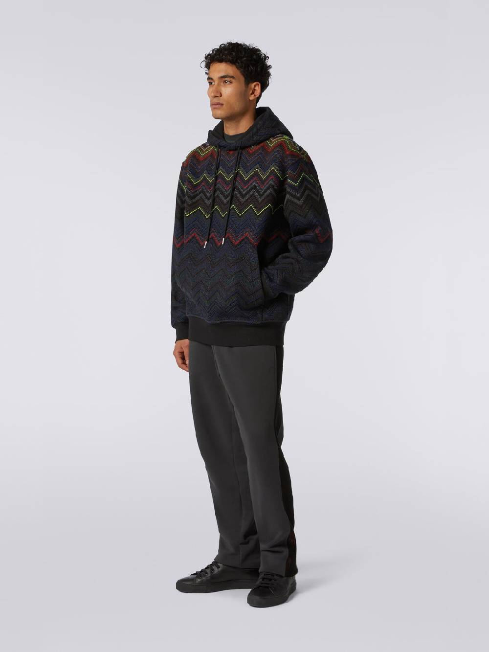 Missoni Felpa con cappuccio e tasca a marsupio in collaborazione con Mike Maignan Enormi risparmi