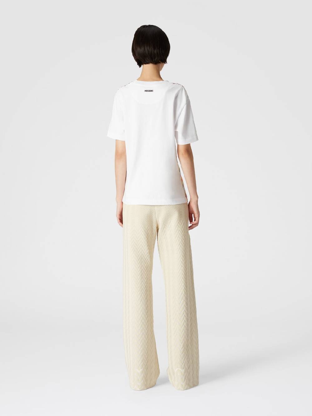 Missoni Pantaloni classici in cotone e viscosa zig zag Prezzo basso